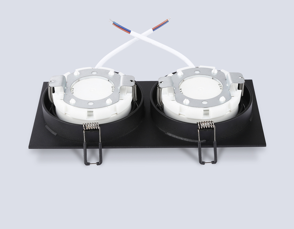 TN6615/2 BK черный IP44 GX53/2 max 15W 215*110*24