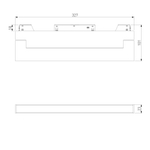 Slim Magnetic Трековый светильник 18W 4200K Kos чёрный 85086/01 85086/01