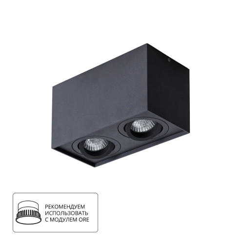 Купить Точечный накладной светильник Arte Lamp FACTOR A5544PL-2BK