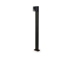 ST3754 BK черный IP54 GU10 max 35W 136*105*800