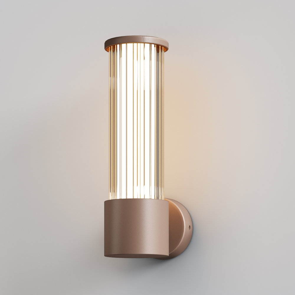 Уличный настенный светильник Outdoor O593WL-L8BR3K