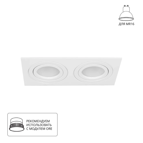 Купить Точечный встраиваемый светильник Arte Lamp TARF A2168PL-2WH