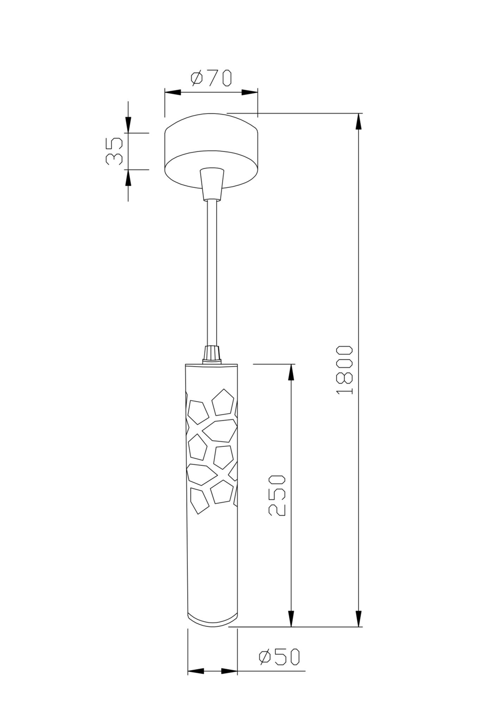 Подвесной светильник Maytoni P037PL-L11W4K