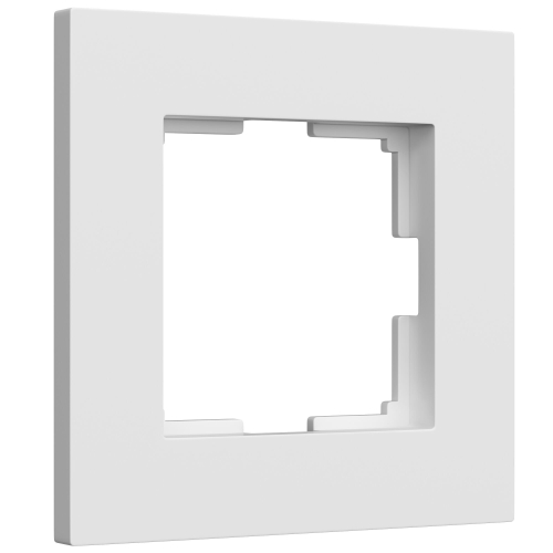 Купить Рамка из поликарбоната на 1 пост Slab белый софт W0012961