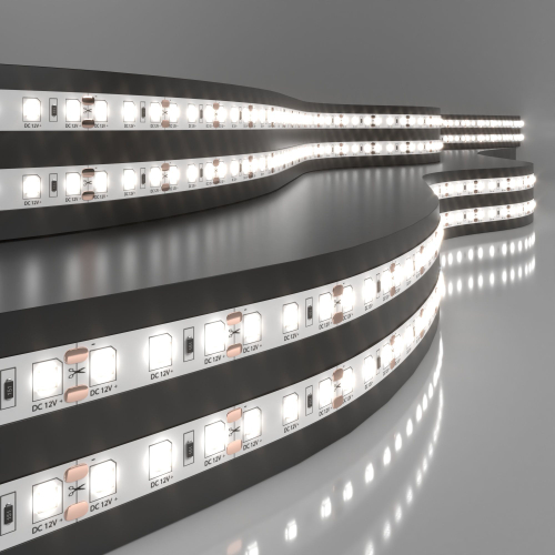 Купить Светодиодная лента 12 В 9,6 Вт/м 120 Led/м 2835 IP20, дневной белый 4200К, 5 м Лента светодиодная 12V 9,6W 120Led 2835 IP20 дневной белый, 5м