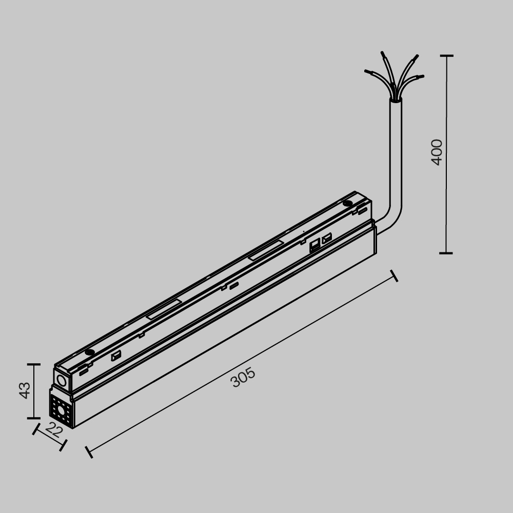 Источник напряжения Technical TRA034DR-200W-DD-W