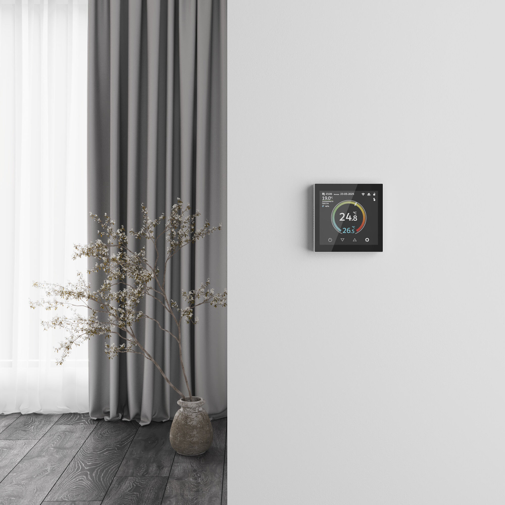 Умный сенсорный терморегулятор Werkel Wi-Fi 3500W IP20 W1851101 белый