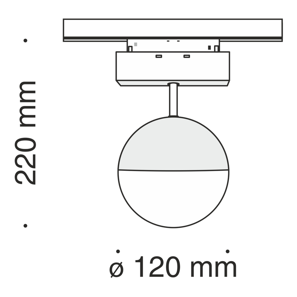 Трековый светильник Technical TR017-2-10W3K-B