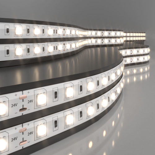 Купить Светодиодная лента 24 В 14,4 Вт/м 60 Led/м 5050 IP65, теплый белый 3300K, 5 м Лента светодиодная 24V 14,4W 60Led 5050 IP65 теплый белый, 5м