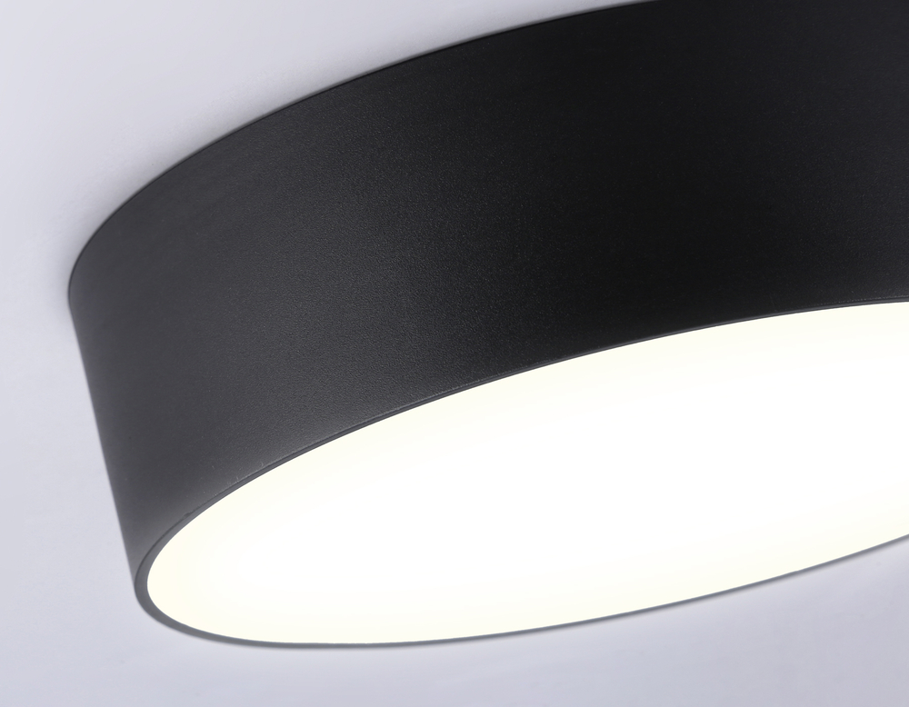 FV5517 BK черный LED 18W 3000K D160*58 (Без ПДУ)