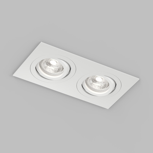 Купить Встраиваемый влагозащищённый светильник HYDRO, IP44, 2?15 Вт LED макс., GU10, алюминий, белый