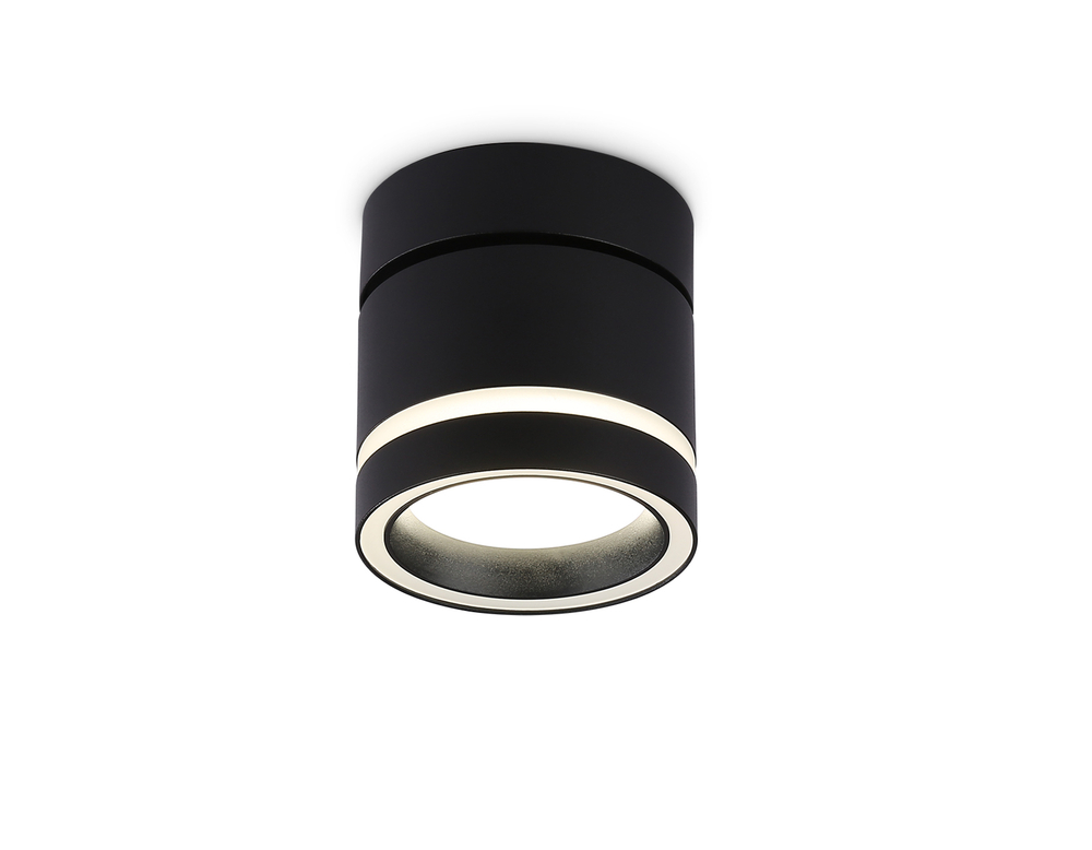 TA1445 BK/FR черный/белый матовый GX53 max 12W D85*90