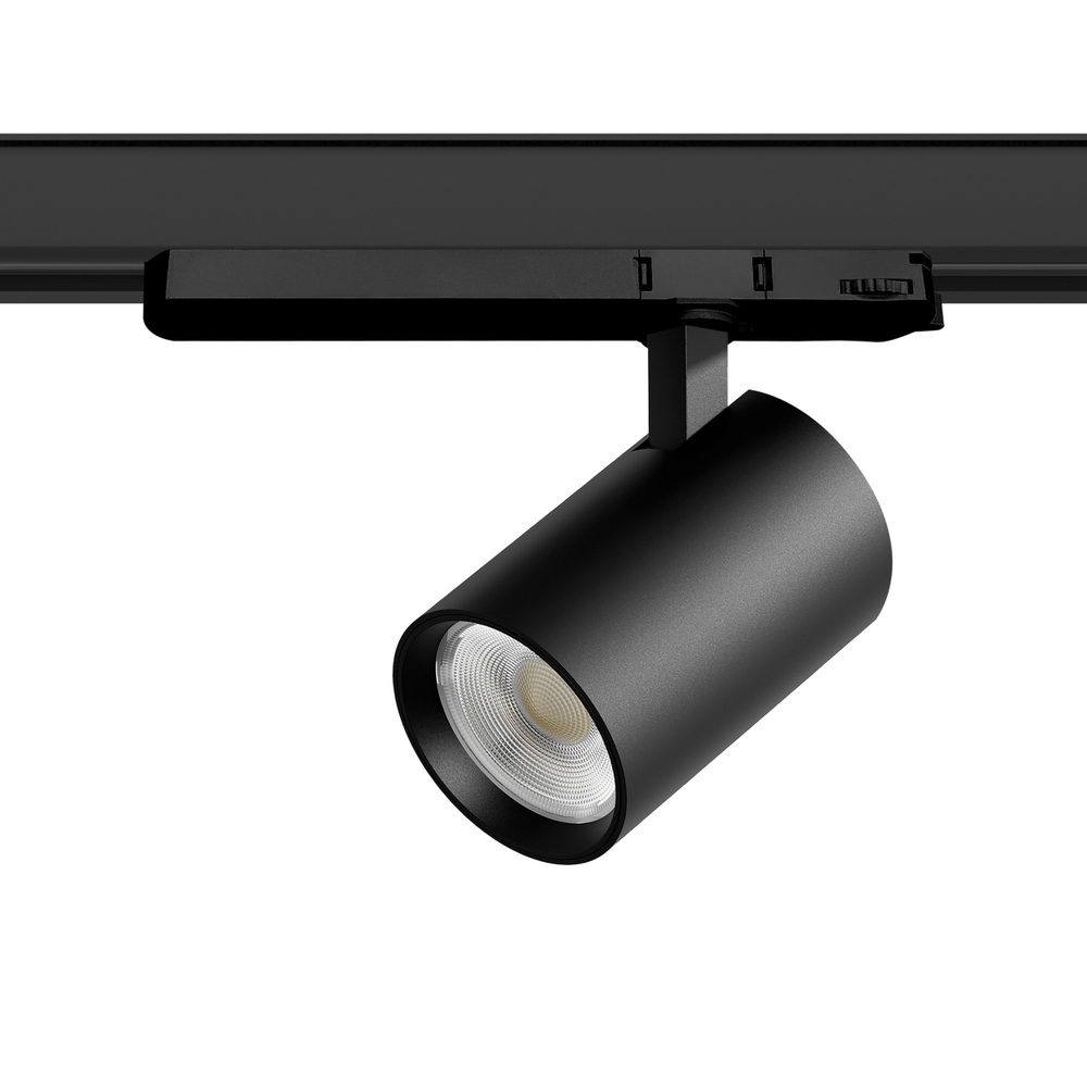A5237TRIAC Светильник ALTA BASE для трековой системы Quattro с управлением TRIAC LED 24W 3040LM 24G ЧЕРНЫЙ 3000K с адаптером (215237 + 594057)