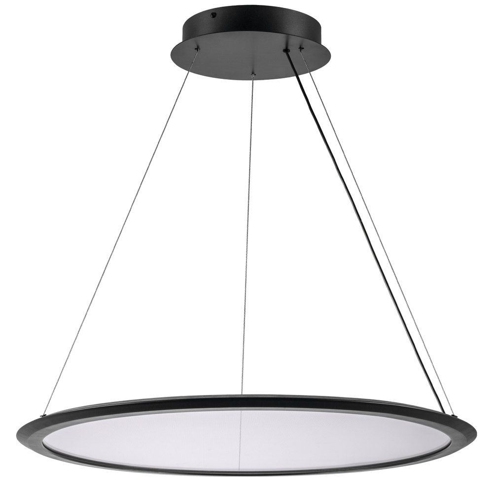 736367 Люстра ROTONDA 30W LED 2059LM 130G ЧЕРНЫЙ 3000K