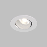 DK3061-WH Встраиваемый светильник, IP 20, 10 Вт, GU5.3, LED, белый/белый, пластик