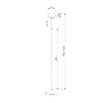 Подвесной светодиодный светильник Flinn 3W 4000К черный 50262 LED
