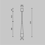 Подвесной светильник Maytoni P090PL-L12CH3K