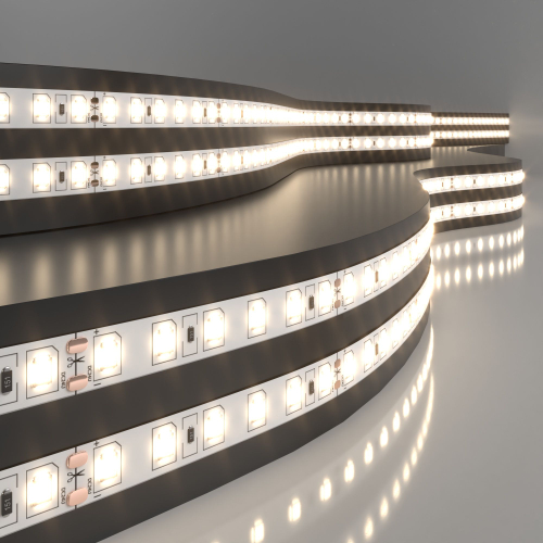 Купить Светодиодная лента 24 В 9,6 Вт/м 120 Led/м 2835 IP20, теплый белый 3300K, 5 м Лента светодиодная 24V 9,6W 120Led 2835 IP20 теплый белый, 5м