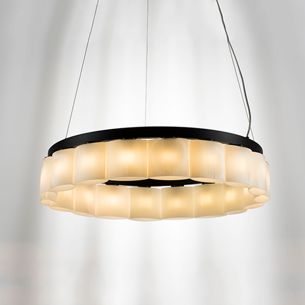 812186 Люстра NIBBLER 18х6W(Led) G9 ЧЕРНЫЙ/БЕЛЫЙ