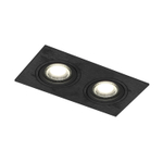 DK3022-BK Встраиваемый светильник, IP 20, 10 Вт, GU5.3, LED, черный, пластик