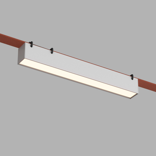 Купить DK5575-WH Cветильник для трека-ремня Belty, серия Linear, со светодиодом, L323*W40*H45мм, 48V DC, 12W, RA90, 120°, 3000K, IP20, белый, алюминий