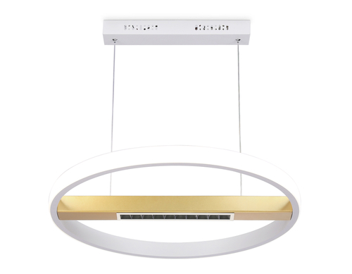 Купить FL51488 WH/GD белый/золото 62W 3000K-6400K D600*1000 (ПДУ ИК)