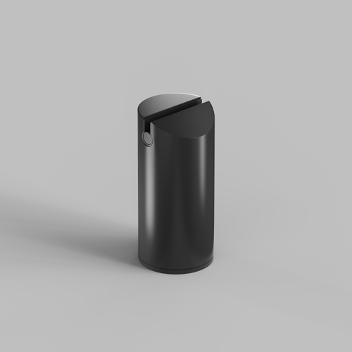 Купить TR5516-BK Утяжелитель для отвесного монтажа трека-ремня Belty, серия Base, D60*H130мм, IP20, черный, алюминий