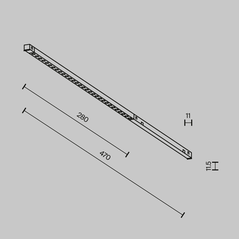 Трековый светильник Technical TR241-4-6WTW-DD2-B