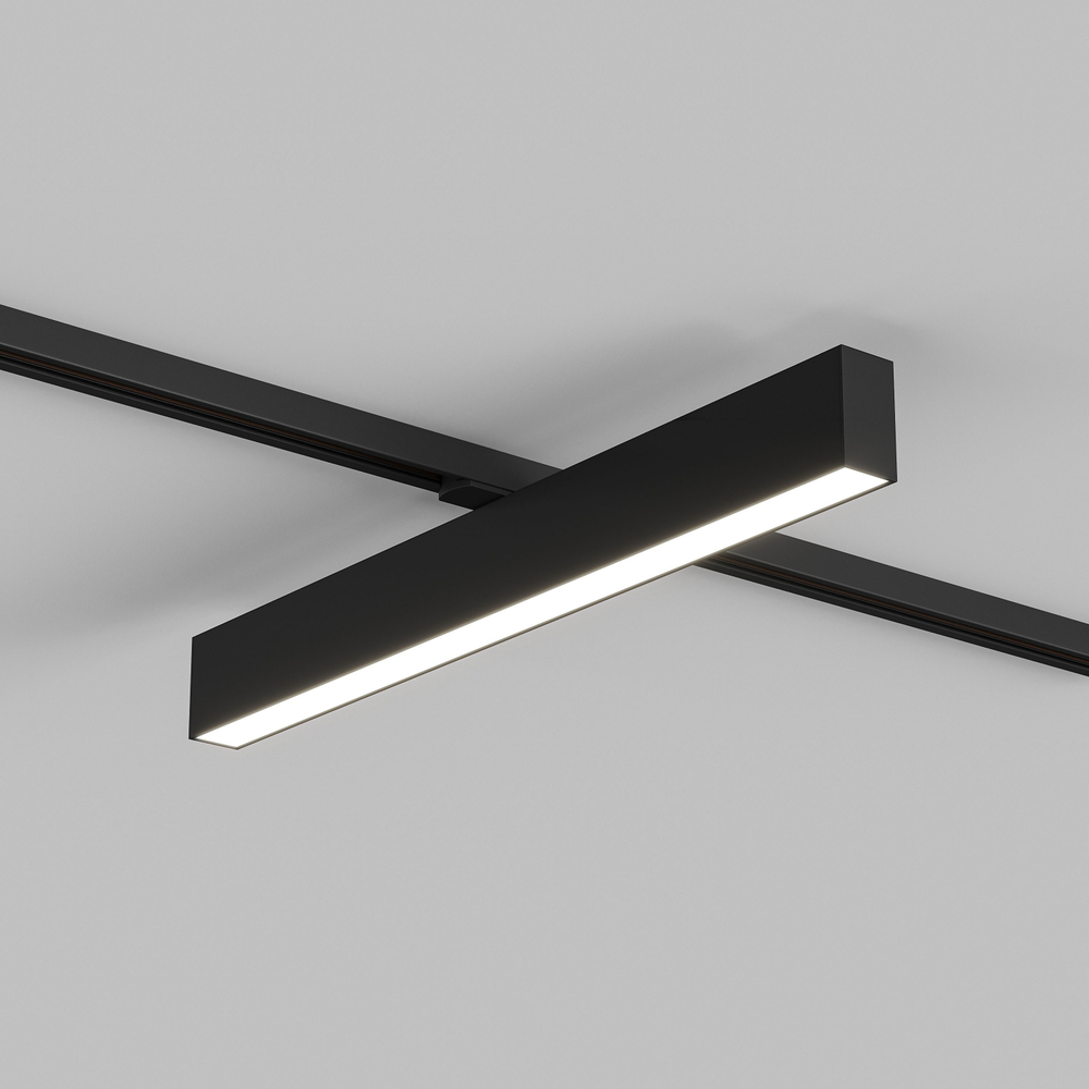 DK6640-BK Трековый светильник IP 20, 20 Вт, LED 4000, черный, алюминий