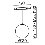 Трековый светильник Technical TR039-4-5WTW-DD-B