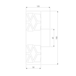 Настенный светодиодный светильник Fanc черный MRL LED 1023