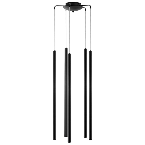 Купить L5T747337 Люстра TUBO LED 25W 1500LM 25G ЧЕРНЫЙ 3000K (574727+747337 (5шт)