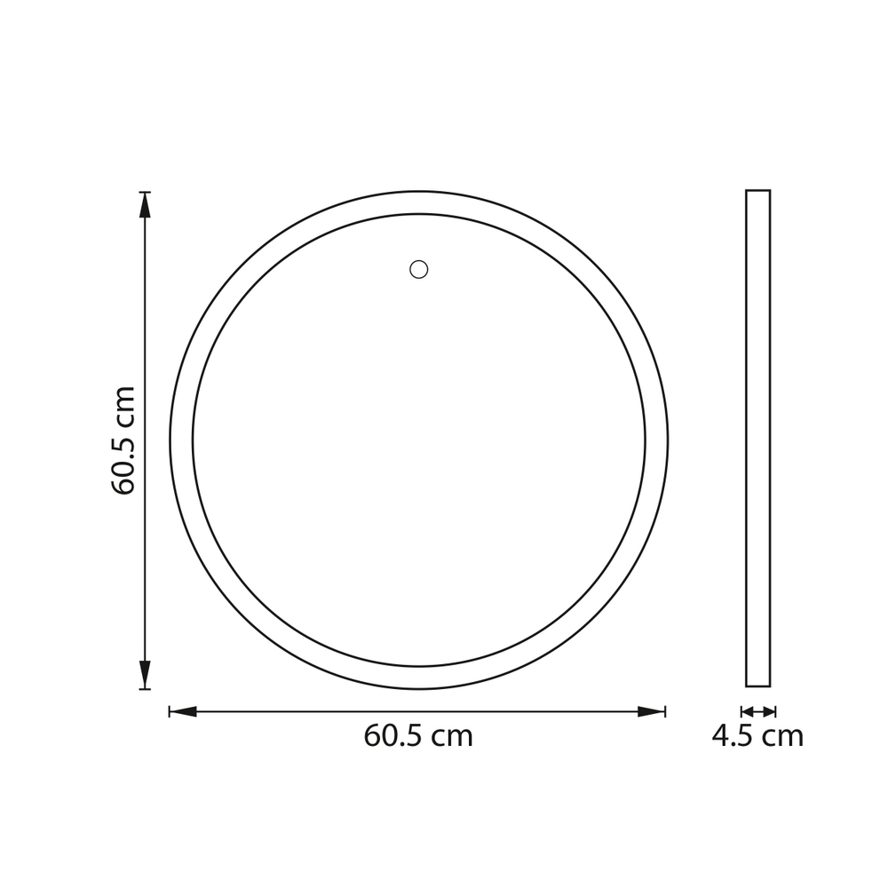 737637 Бра EMISFERO 50W LED 864LM ЧЕРНЫЙ 3000-6000K