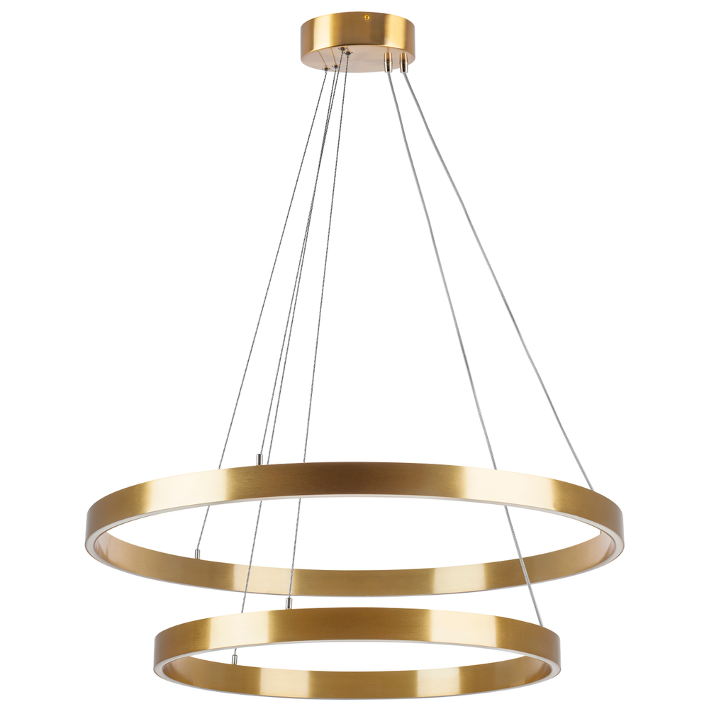 748123 Люстра SATURNO LED 84W 5800LM 70G ЗОЛОТО 3000-6000K