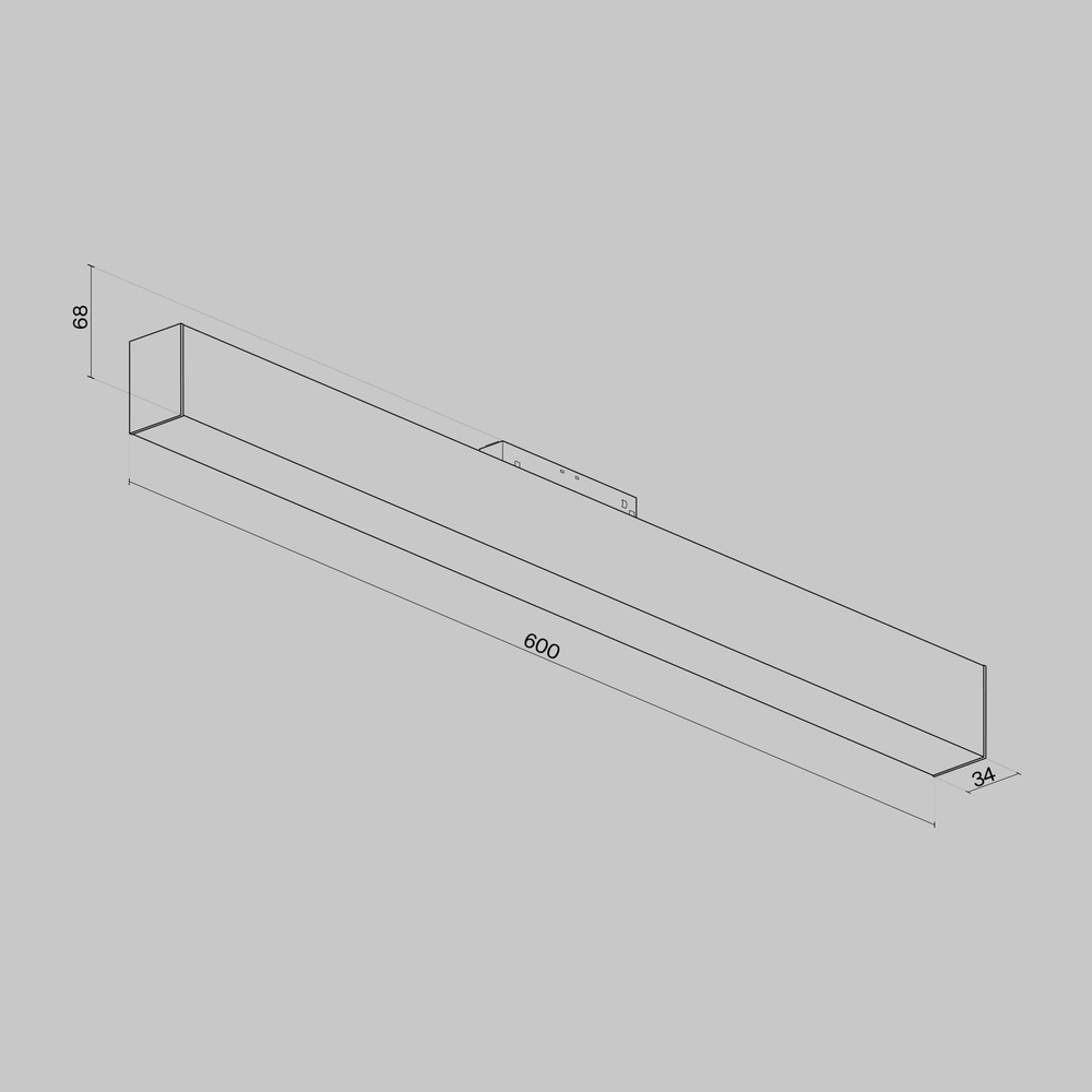 Трековый светильник Technical TR012-2-20W3K-W