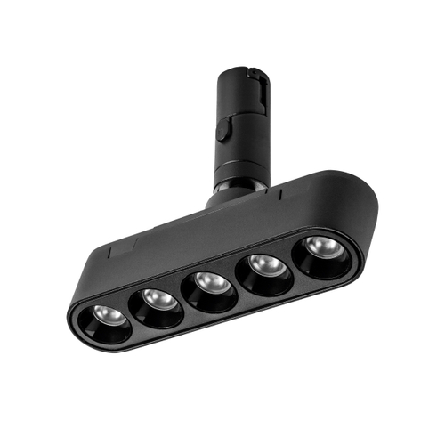 Купить 267437 Светильник 48V д/1-фазн трека DUE LED 5W 220LM 24G ЧЕРНЫЙ 3000K IP20
