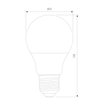 Светодиодная лампа A65 15W 4200K E27 BLE2725