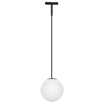206837 Светильник подвесной 24V LINEA LED 6W 200LM 180G ЧЕРНЫЙ/БЕЛЫЙ МАТОВЫЙ 3000K