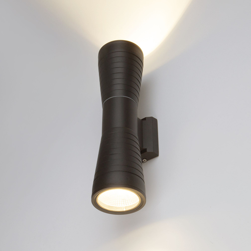 Купить Настенный светодиодный светильник Tube double черный IP54 1502 TECHNO LED