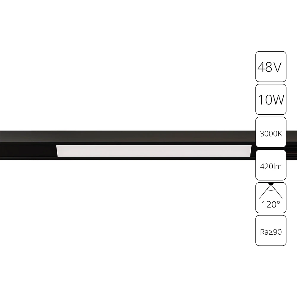 Магнитный трековый светильник Arte Lamp OPTIMA A7283PL-1BK