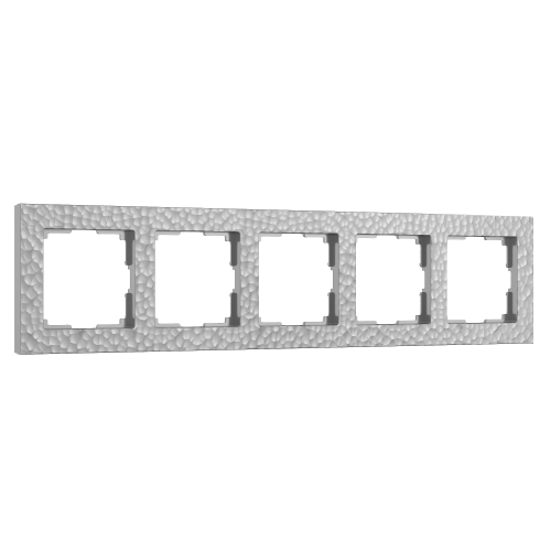 Купить Рамка из поликарбоната на 5 постов Hammer серебряный W0052406