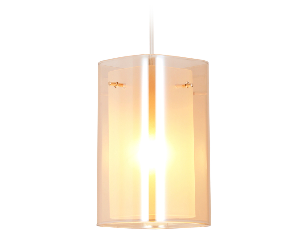 TR3681 GD/TI/FR золото/янтарь/белый матовый E14 max 40W D110*950