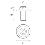 i617274 Светильник INTERO TUBO LED 10W 500LM 60G ЧЕРНЫЙ 4000K (217617+217274)
