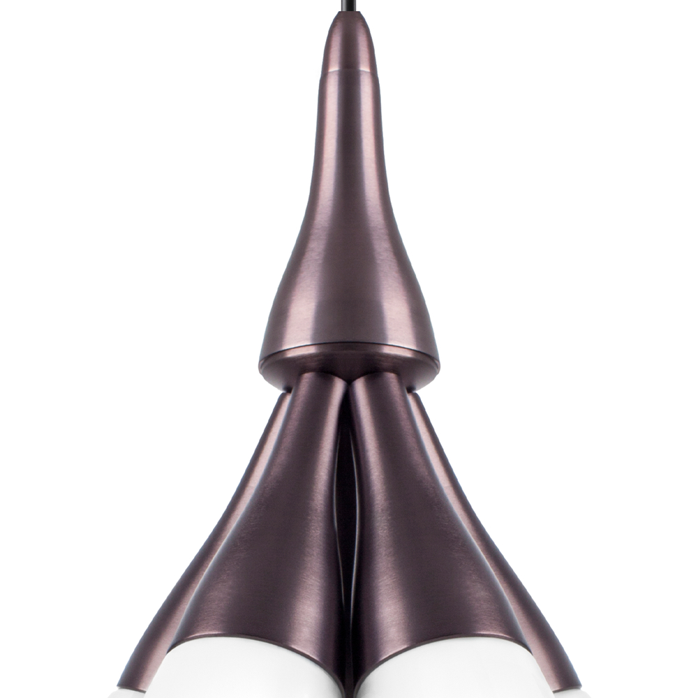 757150 Люстра CONE 5х10W (led) E14 КОФЕЙНЫЙ/БЕЛЫЙ