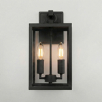 Уличный настенный светильник Candle D 35150/D черный