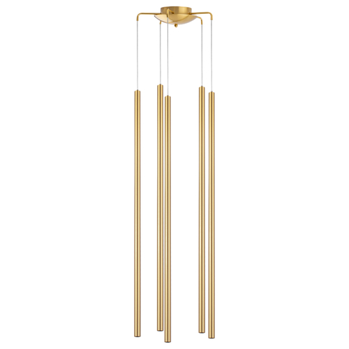 Купить L5T747433 Люстра TUBO LED 25W 1500LM 25G ЗОЛОТО 3000K (574723+747433 (5шт)