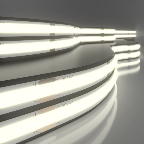 Купить Лента светодиодная 480Led 14W IP20 4200K дневной белый, 5м COB 24V 480Led 14W IP20