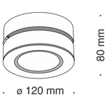 Потолочный светильник Technical C023CL-L20B