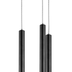 L5T747347 Люстра TUBO LED 25W 1600LM 25G ЧЕРНЫЙ 4000K (574727+747347 (5шт)