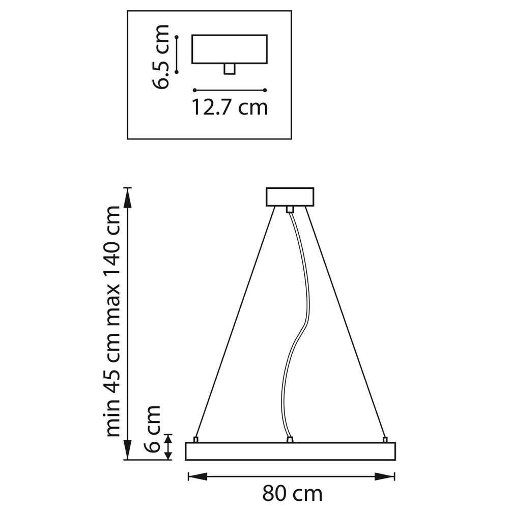 748033 Люстра SATURNO LED 48W 3500LM 70G ЗОЛОТО 3000-6000K